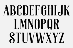 英文字体设计